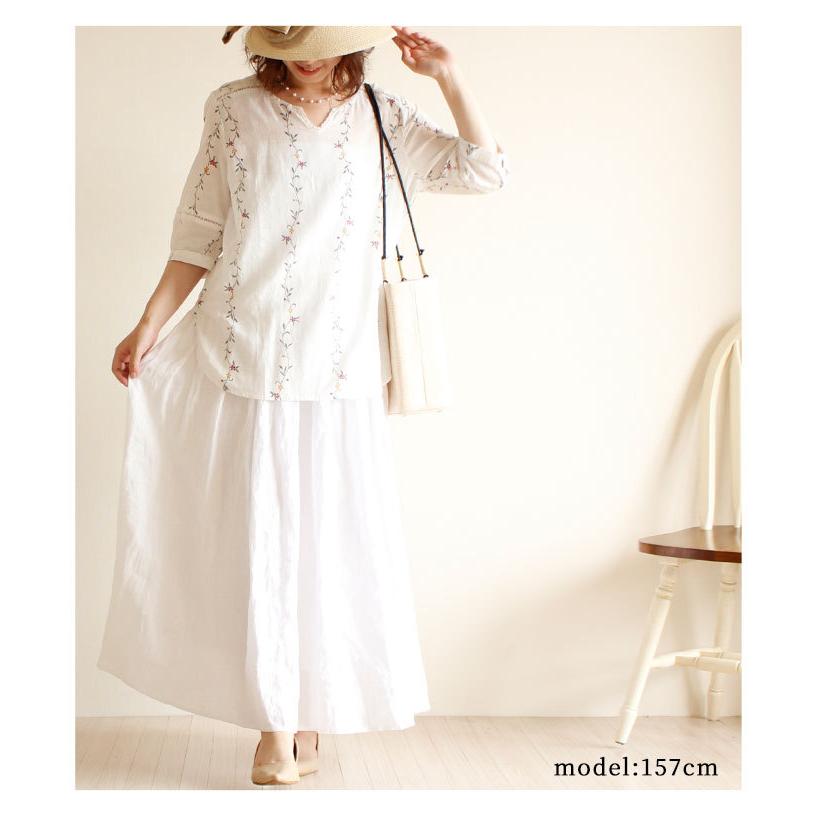 Sawa a la mode（サワアラモード） レディース トップス 半袖 5分袖 花