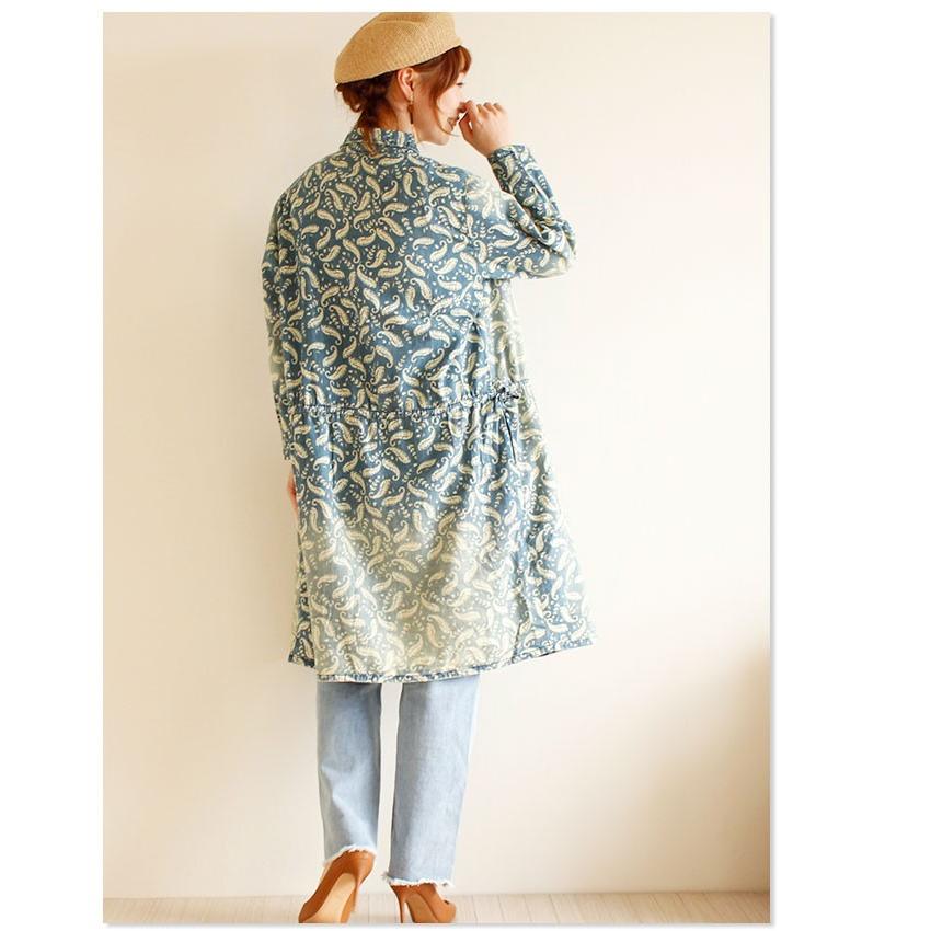 ワンピース 長袖 ミディアム丈 青 レディース サワアラモード 洋服 30代 40代 50代 60代 レディースファッション 大人可愛い服 ナチュラル服 大人 可愛い Mode 0752 Sawa A La Mode サワアラモード 通販 Yahoo ショッピング