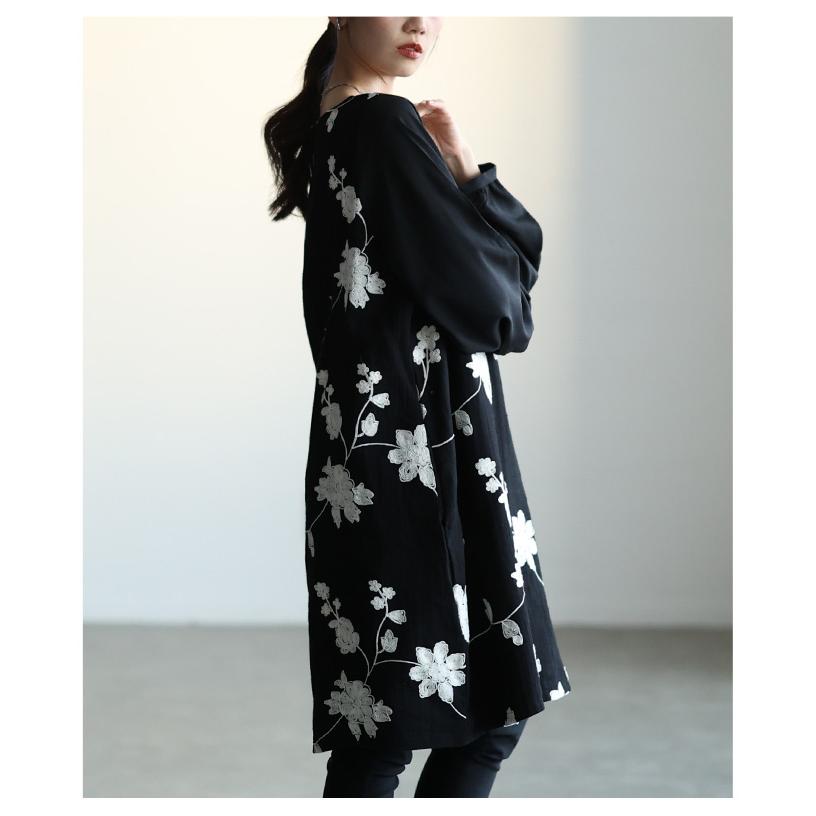 Sawa a la mode（サワアラモード） ワンピース チュニック ブラック 黒