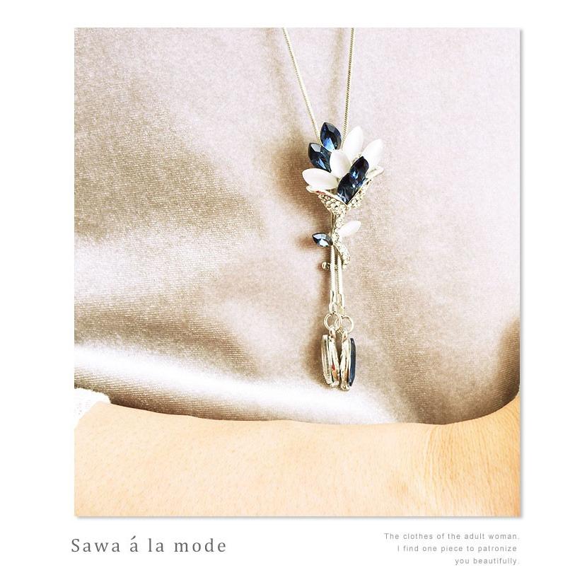 小物 青系 レディース レディス サワアラモード 洋服 30代 40代 50代 60代 Mode 3236 Sawa A La Mode サワアラモード 通販 Yahoo ショッピング