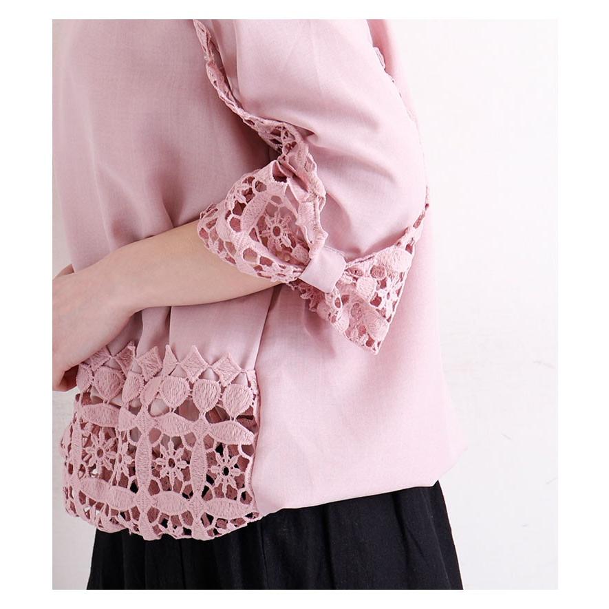 Sawa a la mode トップス シャツ カットソー レース リボン Sawa a la mode トップス シャツ カットソー レース リボン