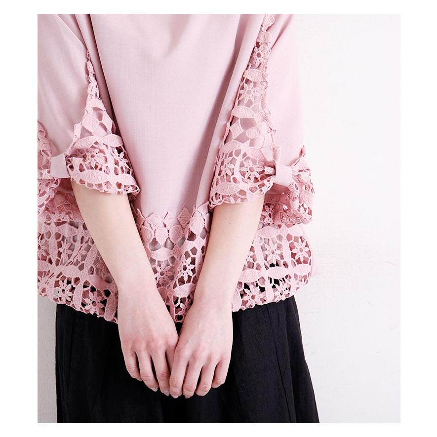 Sawa a la mode トップス シャツ カットソー レース リボン Sawa a la mode トップス シャツ カットソー レース リボン