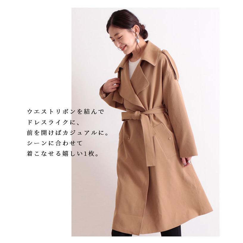 レディース コート アウター トレンチコート 秋 秋服 冬 冬服 通勤着 オフィスカジュアル 通勤 大人可愛い 大人 可愛い 30代 40代 50代 60代 サワアラモード Mode 6809 Sawa A La Mode サワアラモード 通販 Yahoo ショッピング