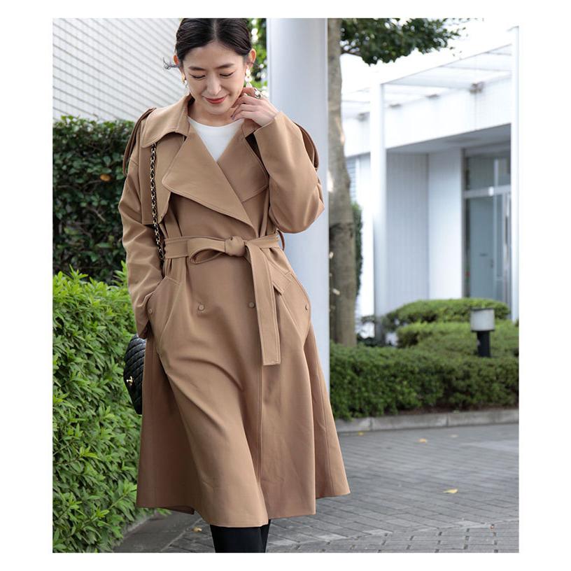 レディース コート アウター トレンチコート 秋 秋服 冬 冬服 通勤着 オフィスカジュアル 通勤 大人可愛い 大人 可愛い 30代 40代 50代 60代 サワアラモード Mode 6809 Sawa A La Mode サワアラモード 通販 Yahoo ショッピング