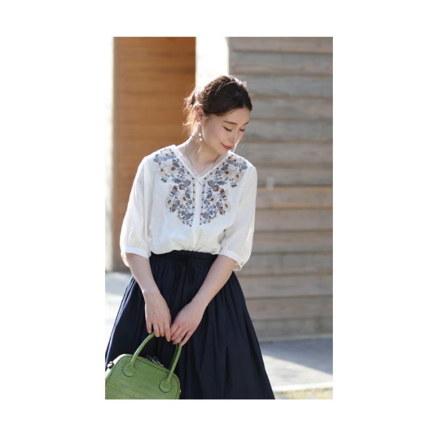 Sawa a la mode レディース トップス ブラウス シャツ ブルー 5 Sawa a la mode レディース トップス ブラウス シャツ ブルー 5