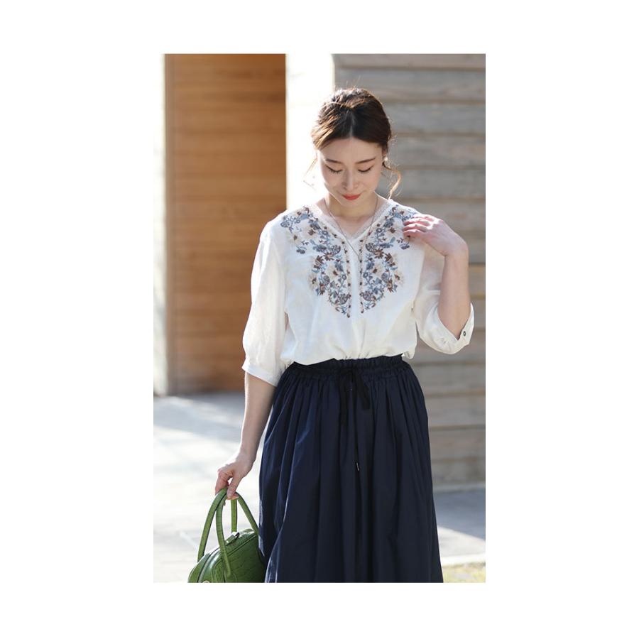 Sawa a la mode レディース トップス ブラウス シャツ ブルー 5 Sawa a la mode レディース トップス ブラウス シャツ ブルー 5