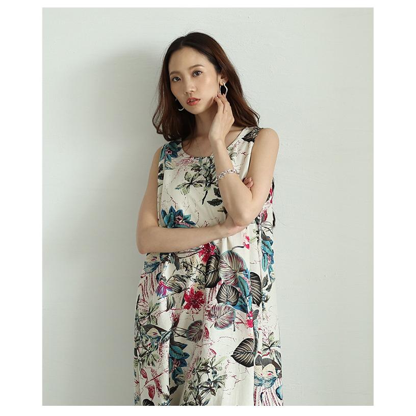 Sawa a la mode レディース ワンピース 花柄 ロング丈