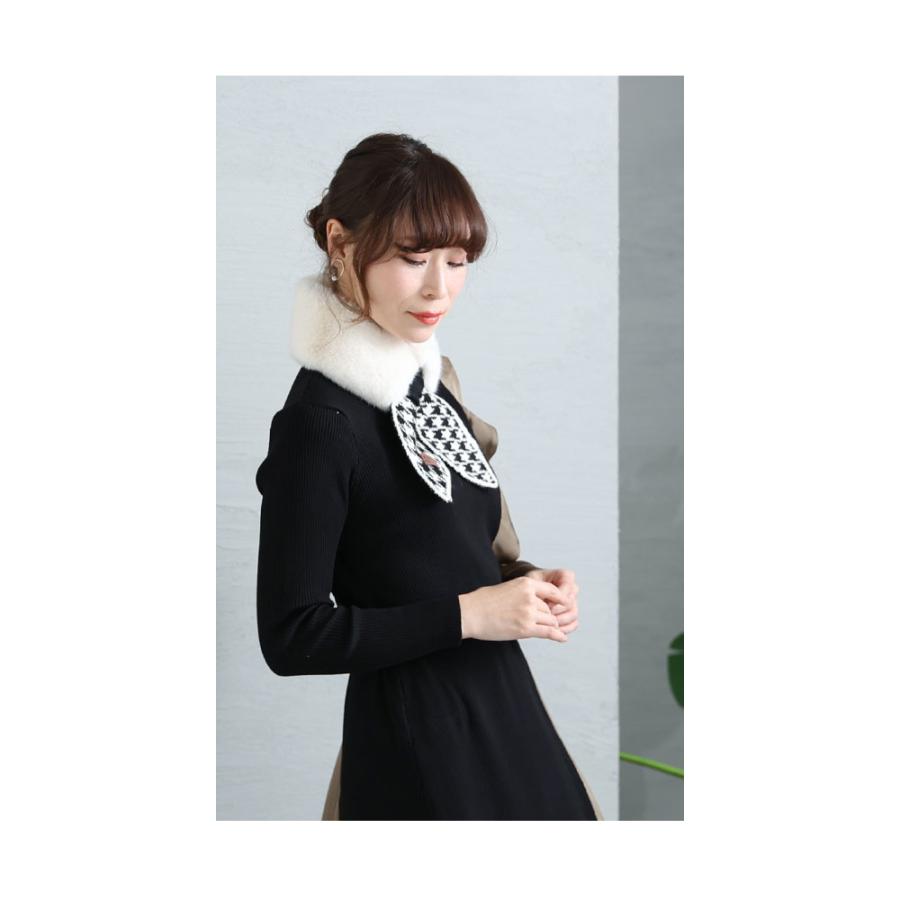 Sawa a la mode レディース 小物 マフラー ストール 黒 ティ Sawa a la mode レディース 小物 マフラー ストール 黒 ティ