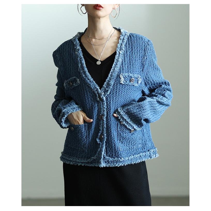 Sawa a la mode（サワアラモード） レディース アウター ジャケット 青