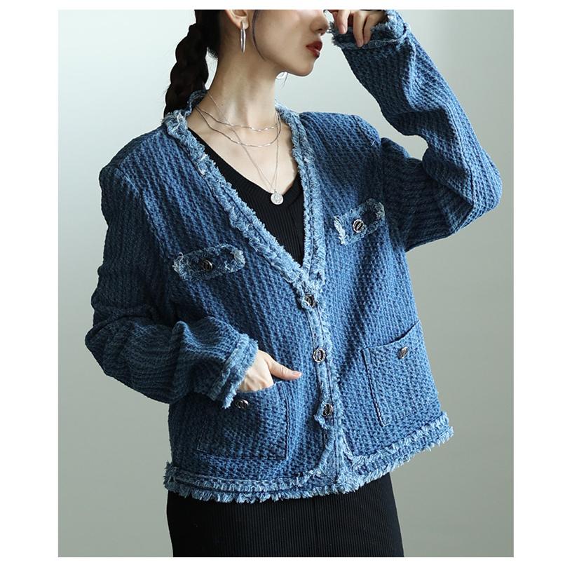 Sawa a la mode（サワアラモード） レディース アウター ジャケット 青