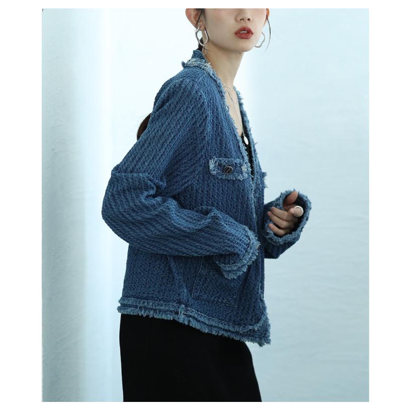 Sawa a la mode（サワアラモード） レディース アウター ジャケット 青