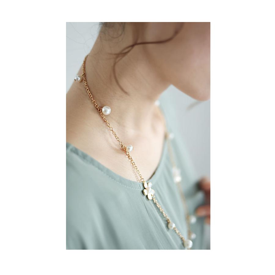 Sawa a la mode レディース 小物 アクセサリー ネックレス 白 Sawa a la mode レディース 小物 アクセサリー ネックレス 白