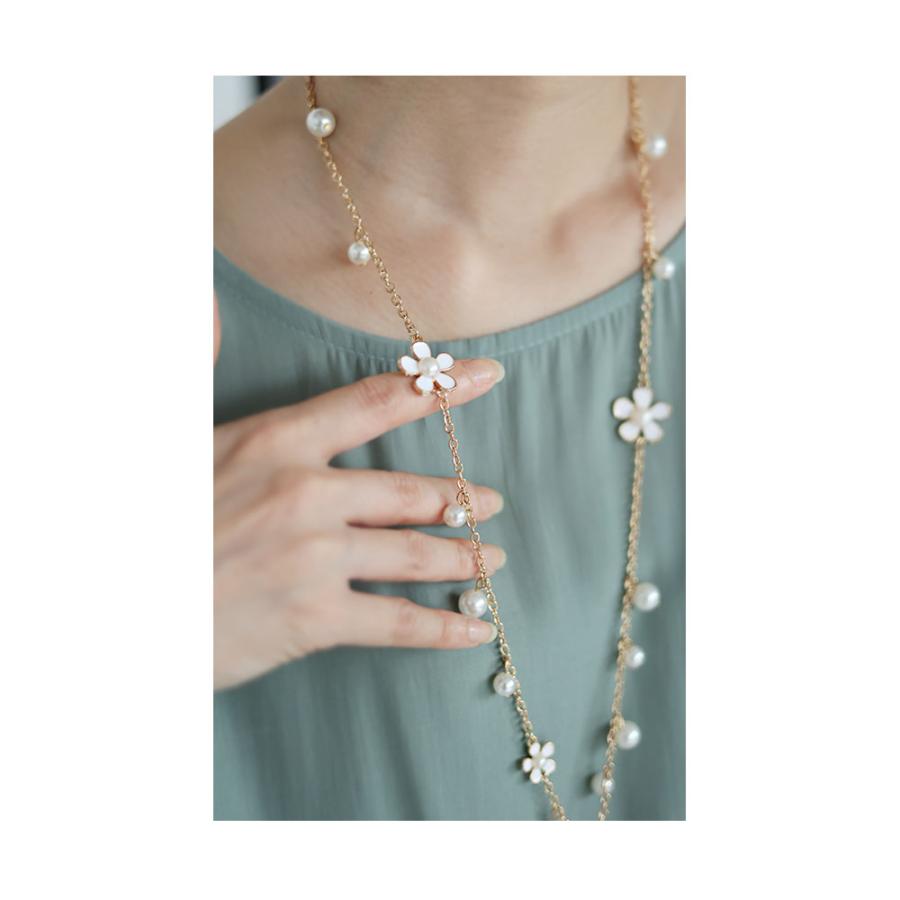 Sawa a la mode レディース 小物 アクセサリー ネックレス 白 Sawa a la mode レディース 小物 アクセサリー ネックレス 白