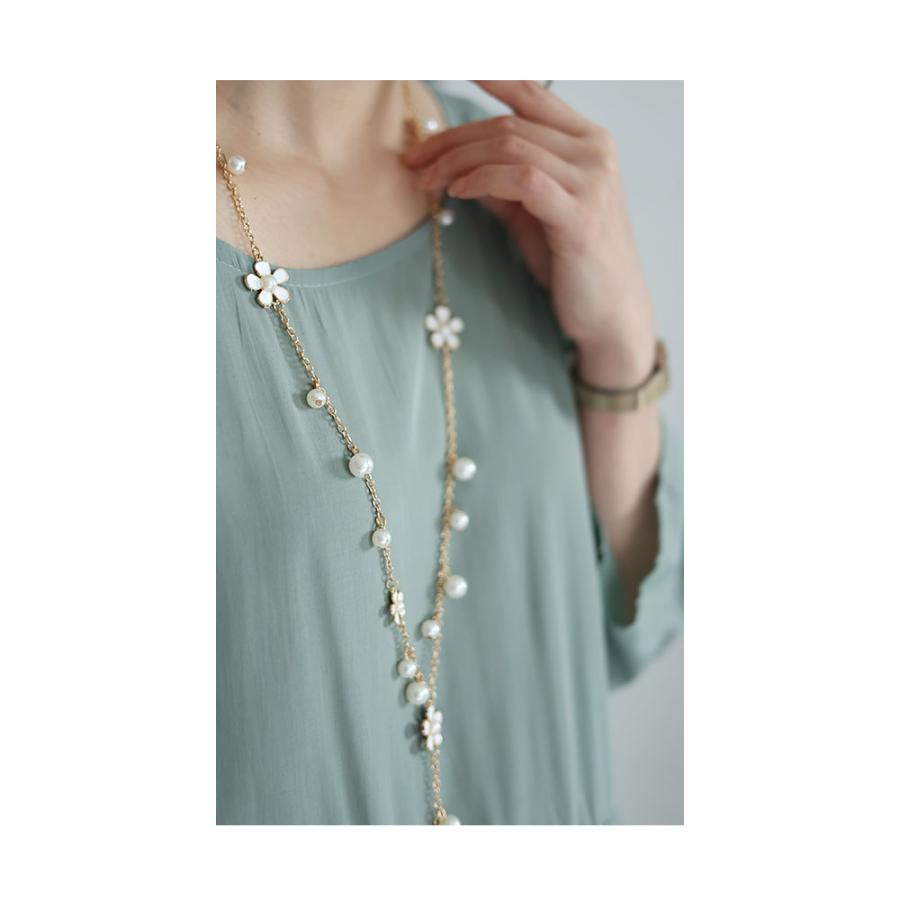 Sawa a la mode レディース 小物 アクセサリー ネックレス 白 Sawa a la mode レディース 小物 アクセサリー ネックレス 白