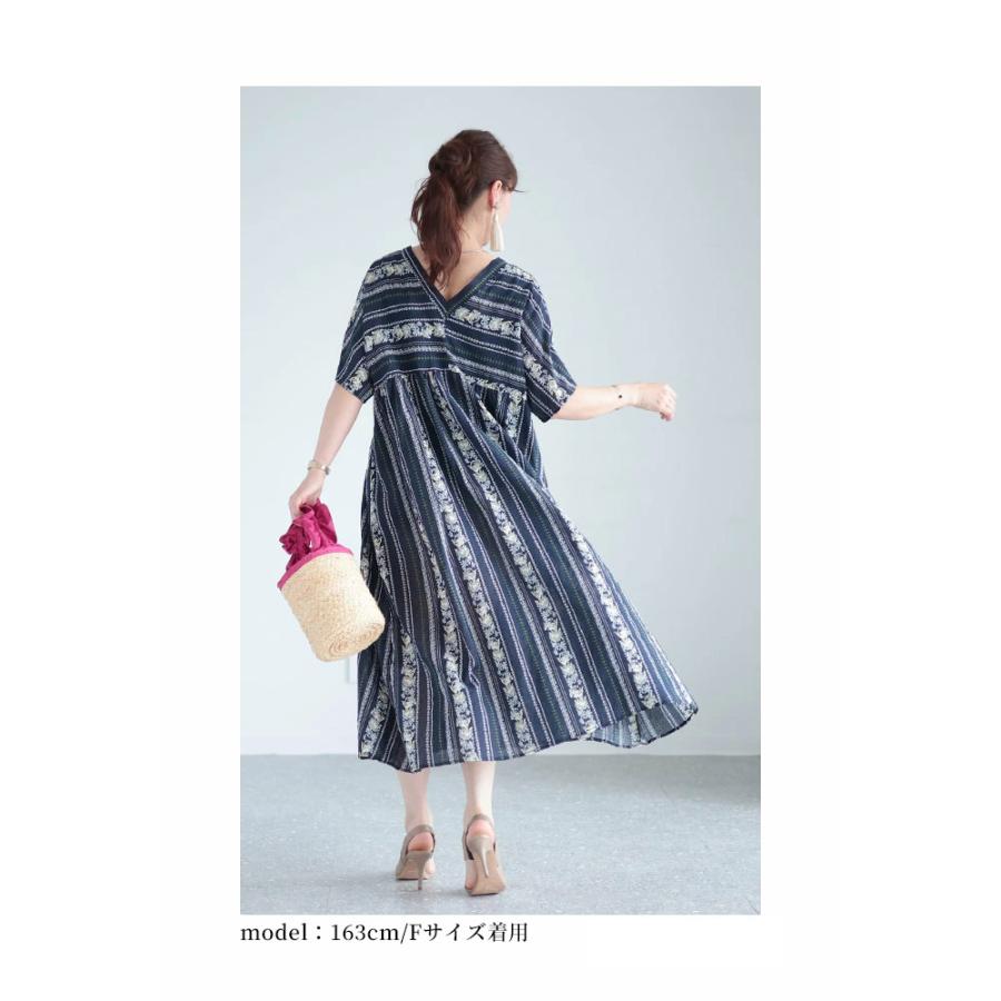 Sawa a la mode（サワアラモード） レディース ワンピース 紺 ネイビー