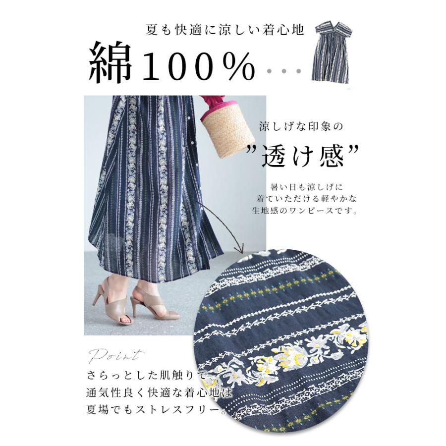 Sawa a la mode（サワアラモード） レディース ワンピース 紺 ネイビー