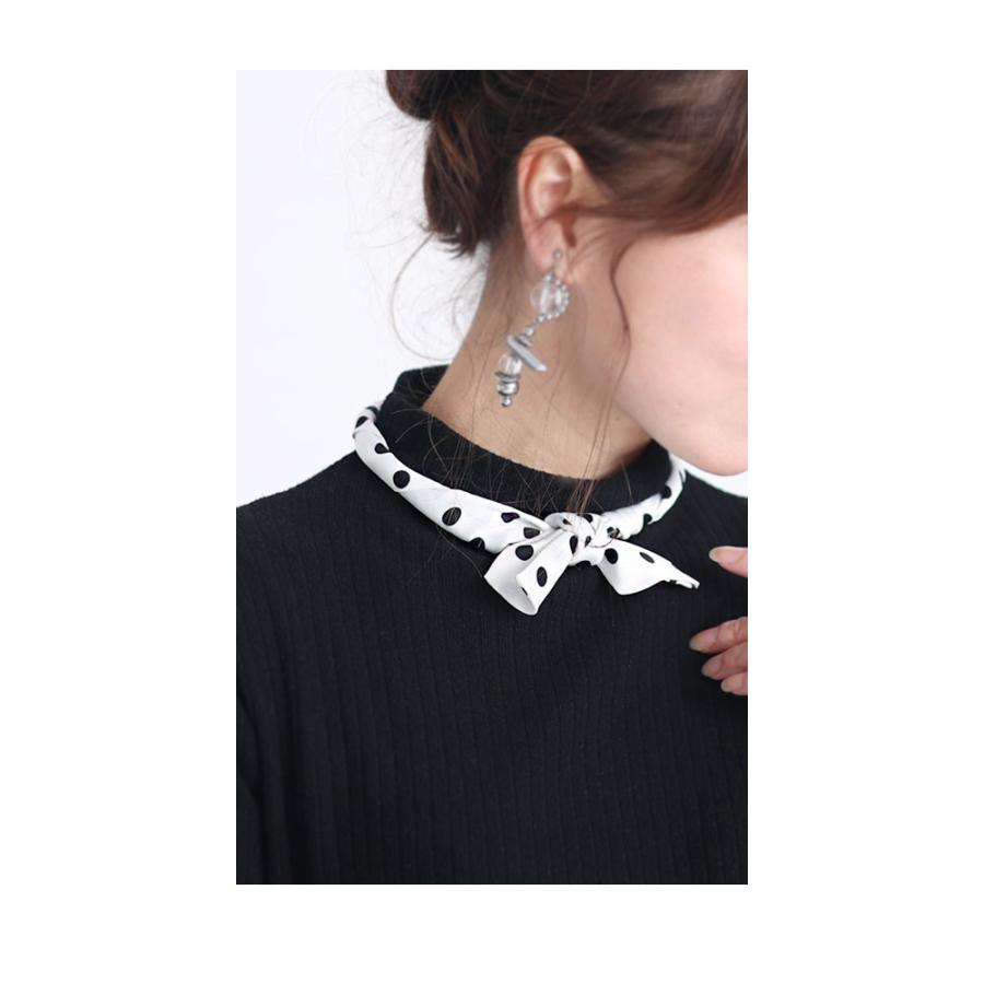 Sawa a la mode レディース 小物 スカーフ ネックレス ブラック Sawa a la mode レディース 小物 スカーフ ネックレス ブラック