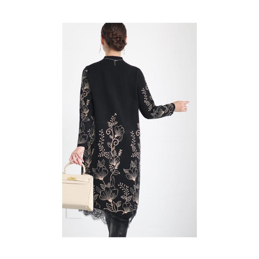 Sawa a la mode レディース ワンピース ニット 黒 ブラック Sawa a la mode レディース ワンピース ニット 黒 ブラック