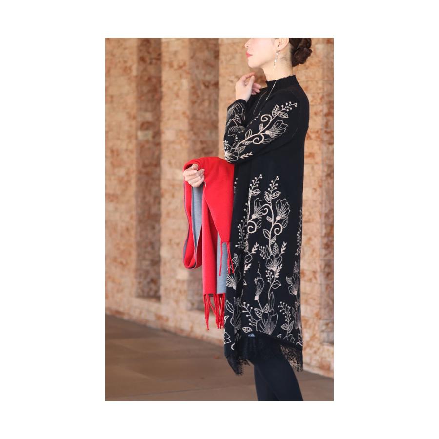 Sawa a la mode レディース ワンピース ニット 黒 ブラック Sawa a la mode レディース ワンピース ニット 黒 ブラック