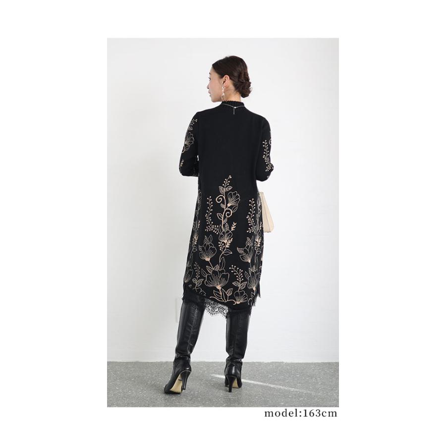 Sawa a la mode レディース ワンピース ニット 黒 ブラック Sawa a la mode レディース ワンピース ニット 黒 ブラック