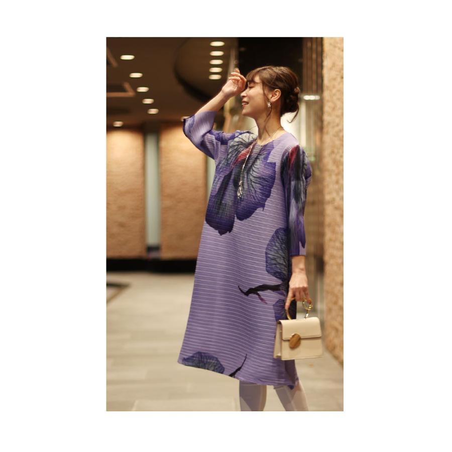 Sawa a la mode レディース ワンピース チュニック 紫 パープル Sawa a la mode レディース ワンピース チュニック 紫 パープル