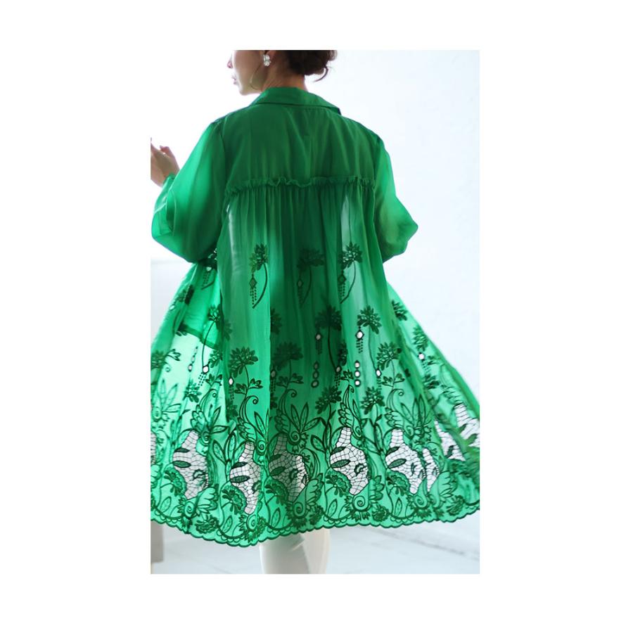 Sawa a la mode レディース チュニック シャツ 緑 グリーン 長袖 Sawa a la mode レディース チュニック シャツ 緑 グリーン 長袖