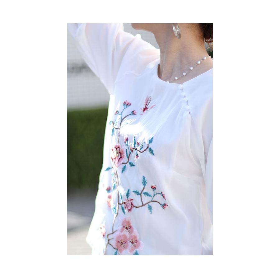 Sawa a la mode レディース トップス ブラウス シャツ 白 ホワイト 