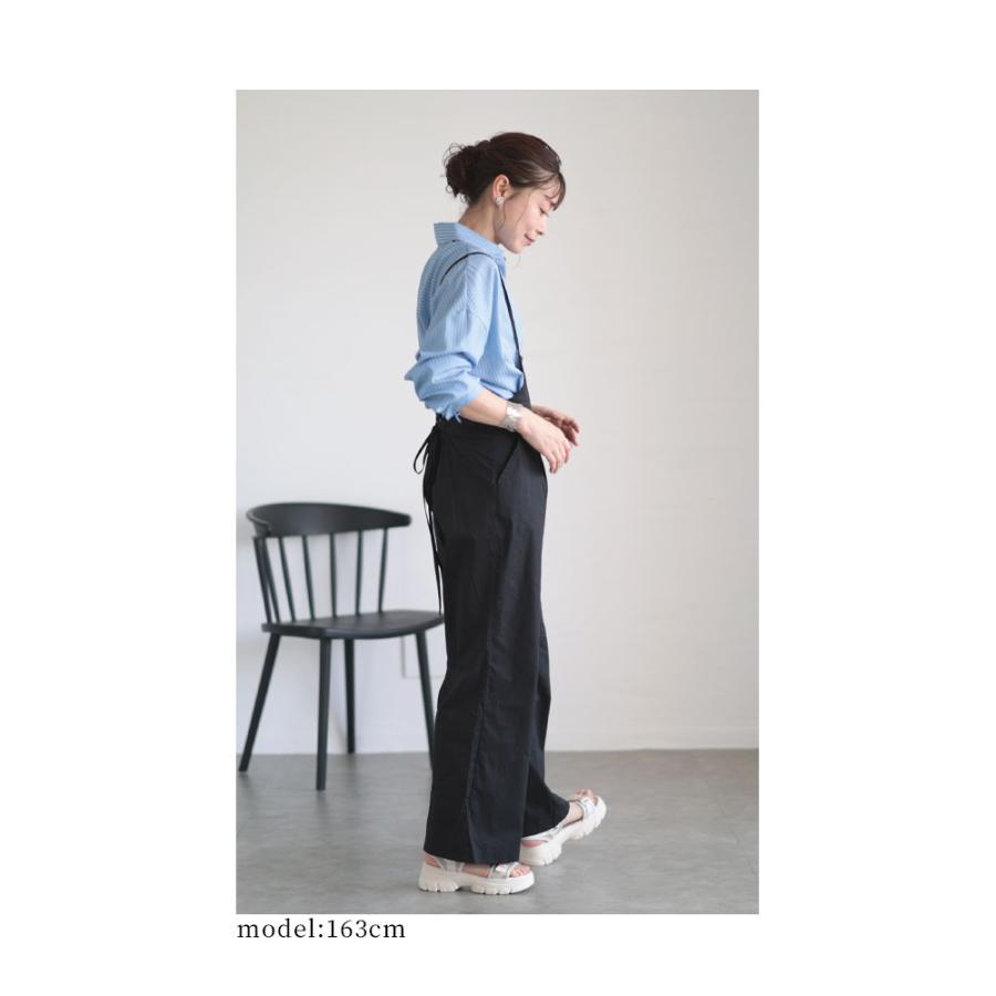 Sawa a la mode レディース サロペット オーバーオール 黒 ブラック