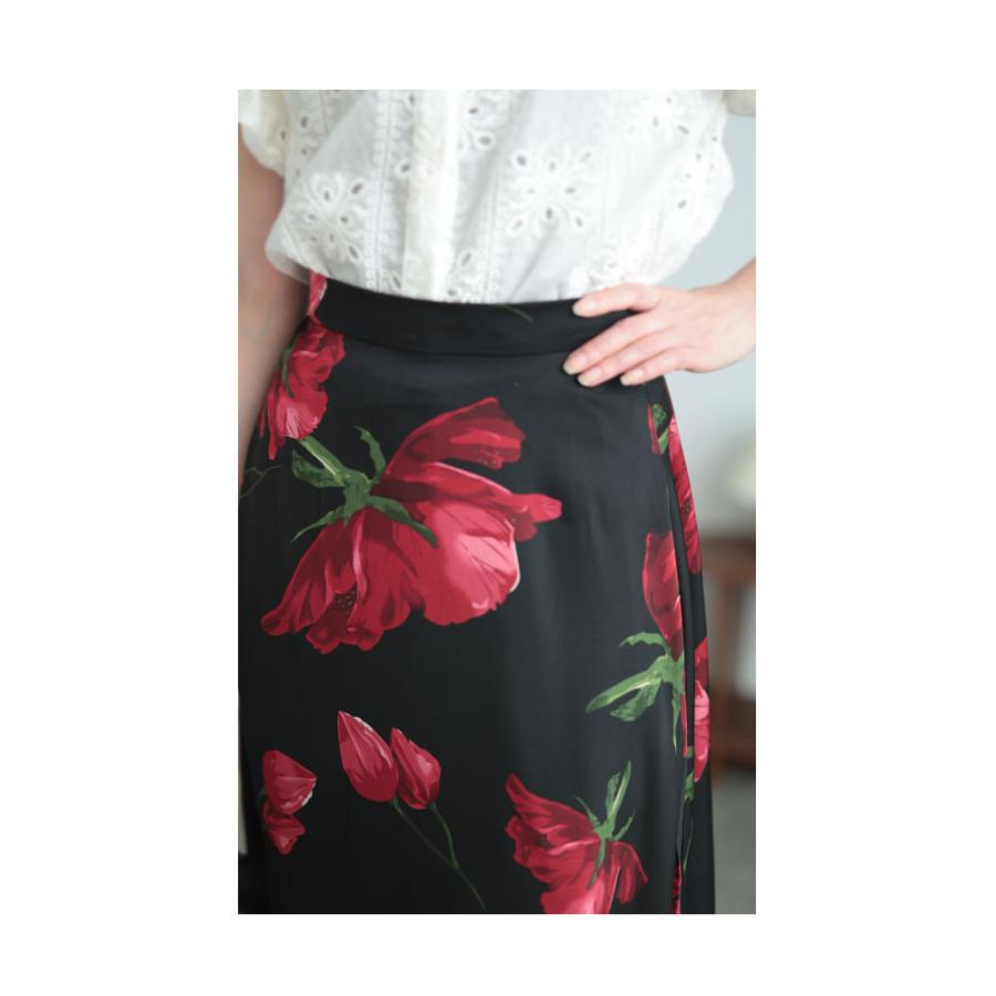 Sawa a la mode レディース ボトムス スカート 花柄 ロング丈 Sawa a la mode レディース ボトムス スカート 花柄 ロング丈