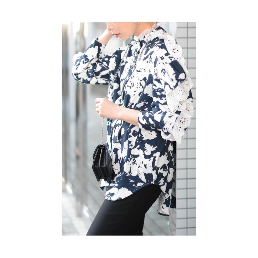 Sawa a la mode レディース トップス ブラウス シャツ ブルー 青 Sawa a la mode レディース トップス ブラウス シャツ ブルー 青