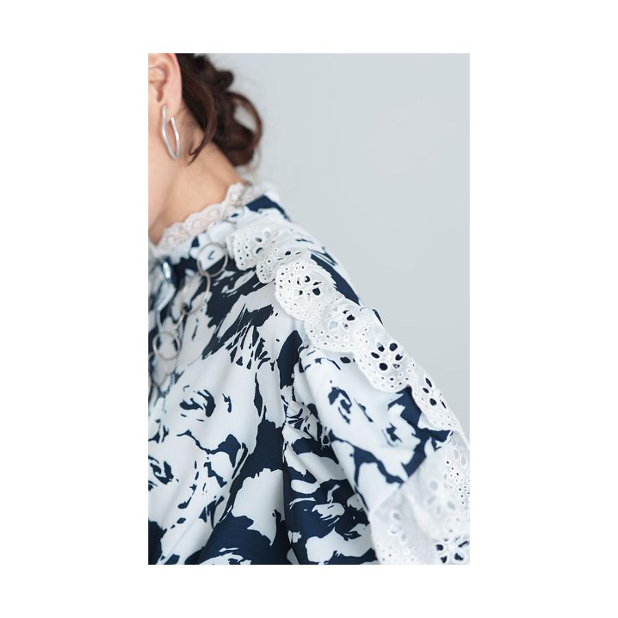 Sawa a la mode レディース トップス ブラウス シャツ ブルー 青 Sawa a la mode レディース トップス ブラウス シャツ ブルー 青