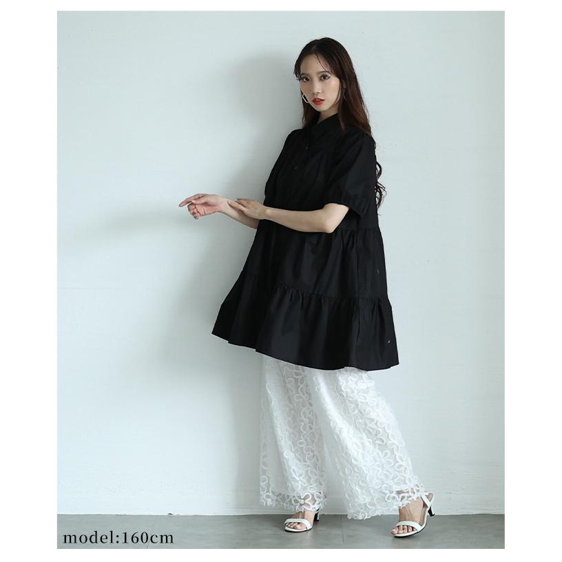 Sawa a la mode（サワアラモード） レディース チュニック シャツ