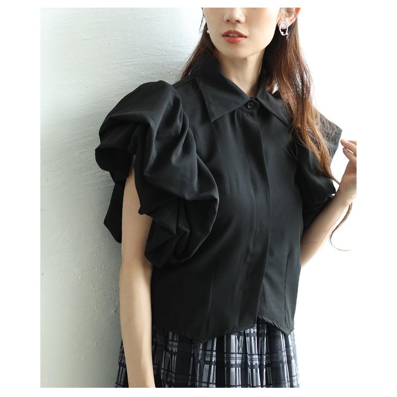 Sawa a la mode（サワアラモード） レディース トップス ブラウス 黒
