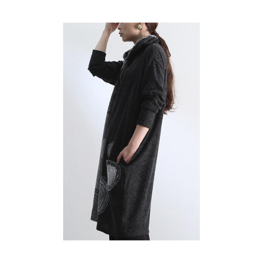SOWA WONDER WAVE 黒 チュニック SOWA WONDER WAVE 黒 チュニック カットワークレースチュニック