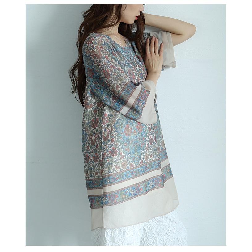 Sawa a la mode（サワアラモード） チュニック レディース グレー