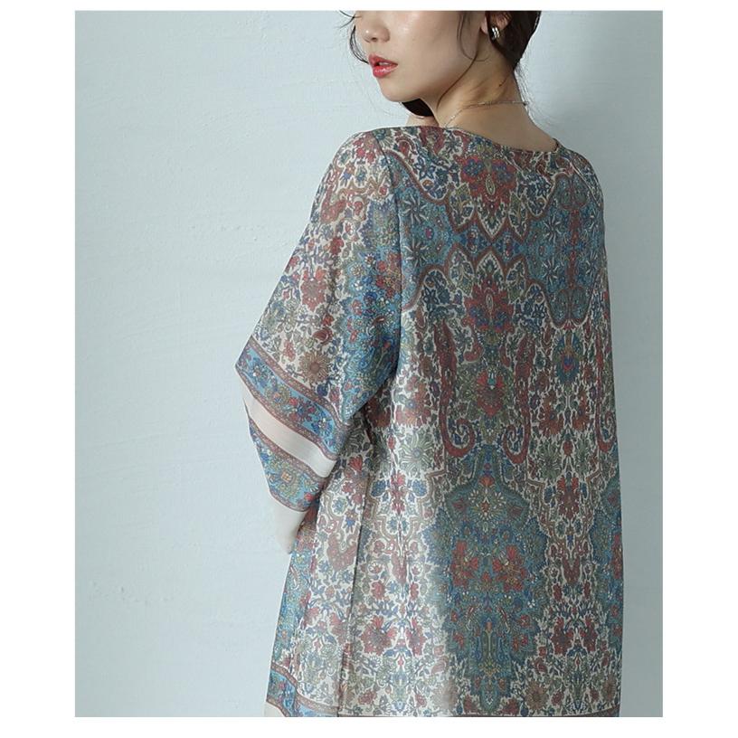 Sawa a la mode（サワアラモード） チュニック レディース グレー