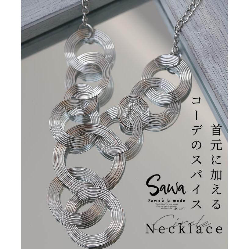Sawa a la mode レディース アクセサリー サークル ネックレス Sawa a la mode レディース アクセサリー サークル ネックレス