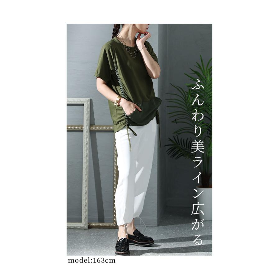 saqui(サキ) 七分袖カットソー サイズ36 S レディース美品  - 黒 クルーネック 七分袖カットソー ネイビー | SINME