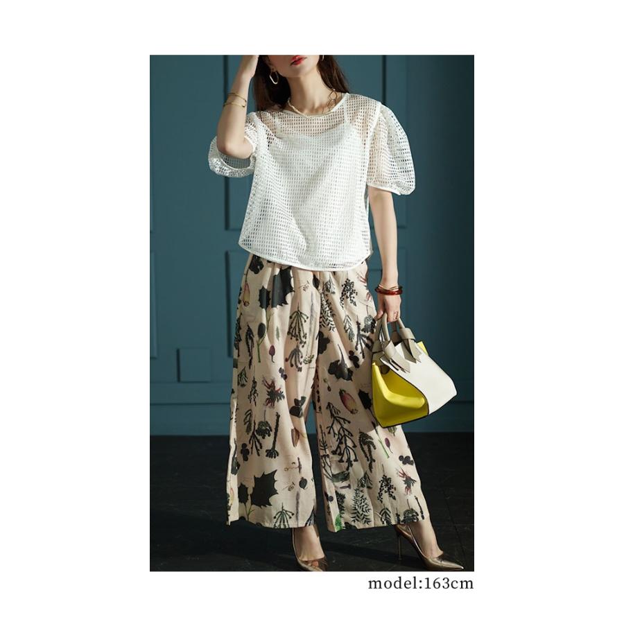 Sawa a la mode レディース トップス アンサンブル メッシュ