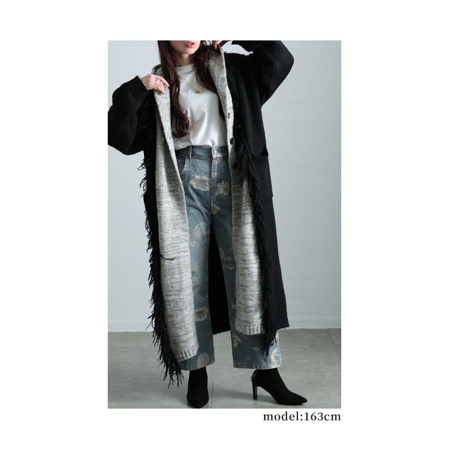 Sawa a la mode レディース アウター ニット パーカー コート