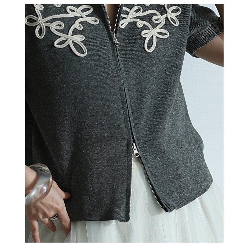 loop エプダモーダ　ループ 和紙　コットンニット　ゆったり目　３８ restock】LOOPWHEEL SWEAT CARDIGAN | デニム研究所 by JAPAN BLUE