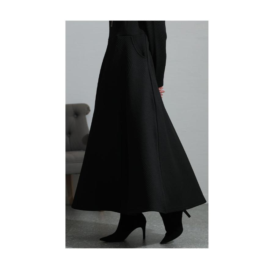 Sawa a la mode ワンピース レディース ハイネック 長袖 リブ Sawa a la mode ワンピース レディース ハイネック 長袖 リブ