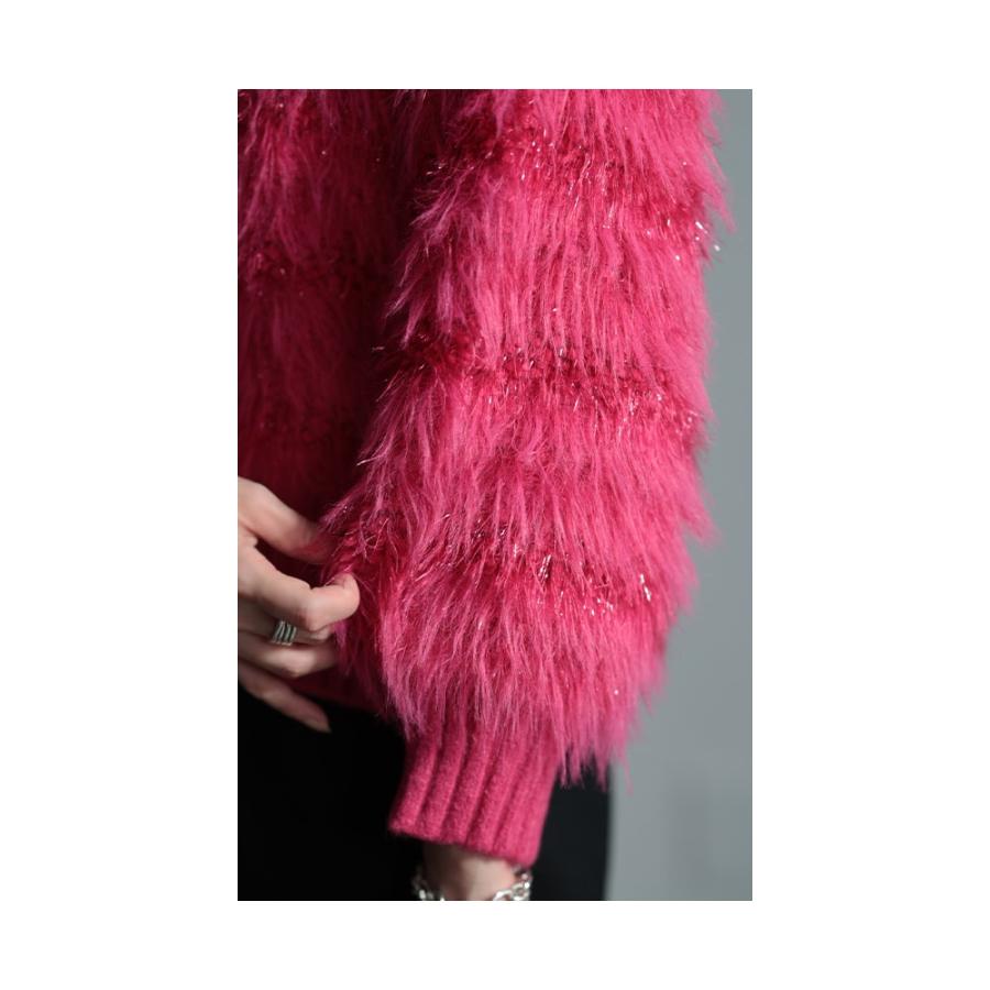 Sawa a la mode レディース トップス ニット フェザー シャギー Sawa a la mode レディース トップス ニット フェザー シャギー