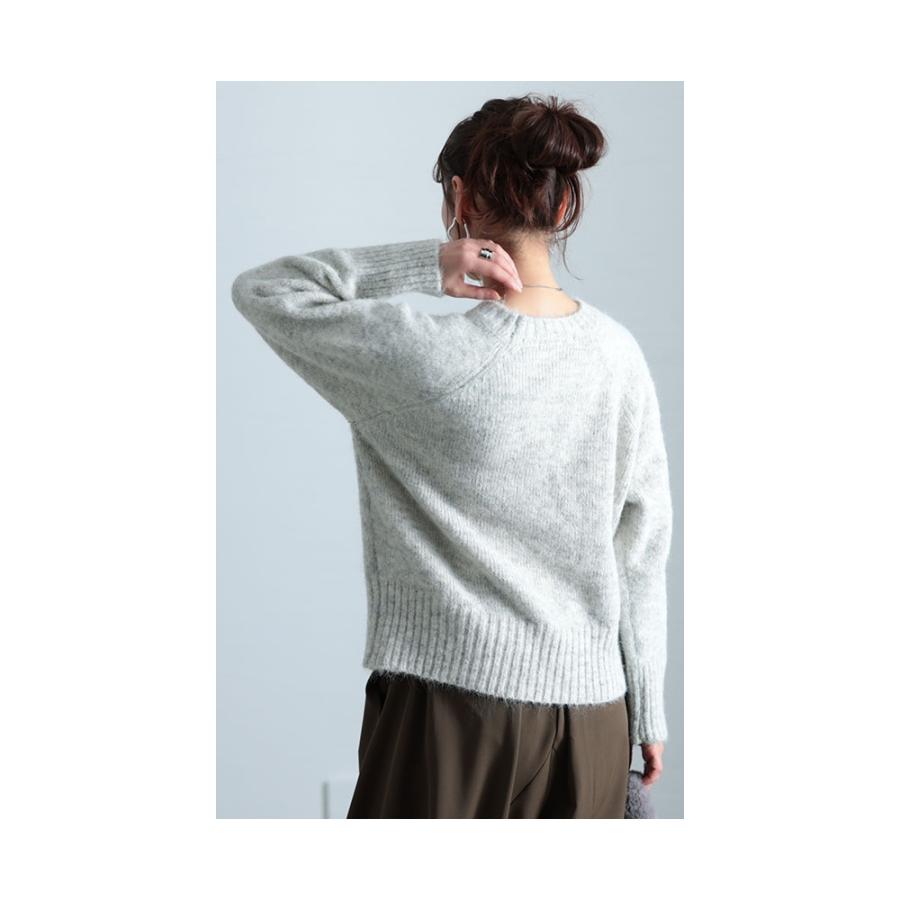 7 Rhodo lirioN ラメ ニット セーター 長袖 花柄 総柄