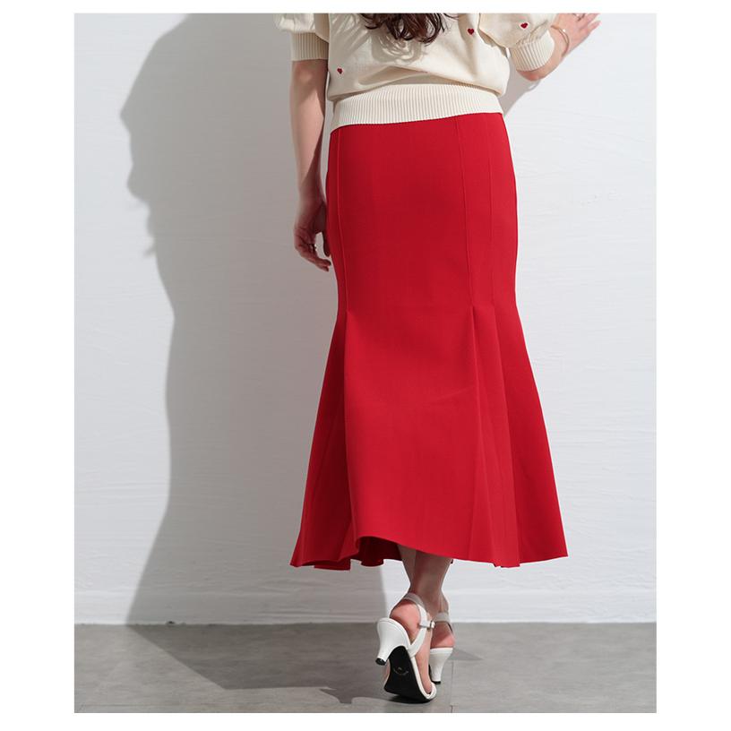 Sawa a la mode スカート レディース マーメイド フレア タック Sawa a la mode スカート レディース マーメイド フレア タック