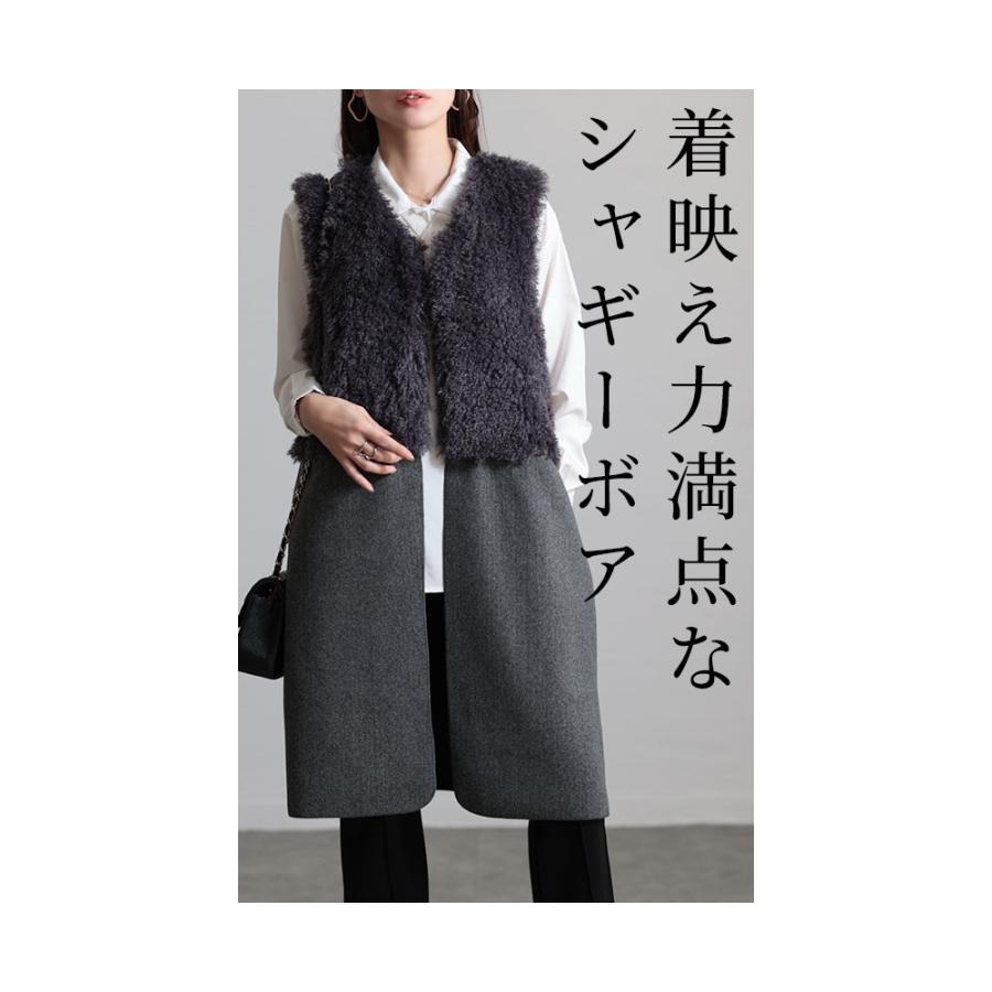 Sawa a la mode（サワアラモード） レディース アウター 異素材 ボア 