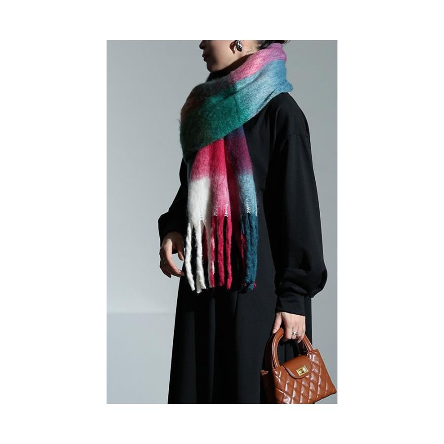 Sawa a la mode レディース 小物 ストール マフラー チェック 総 Sawa a la mode レディース 小物 ストール マフラー チェック 総