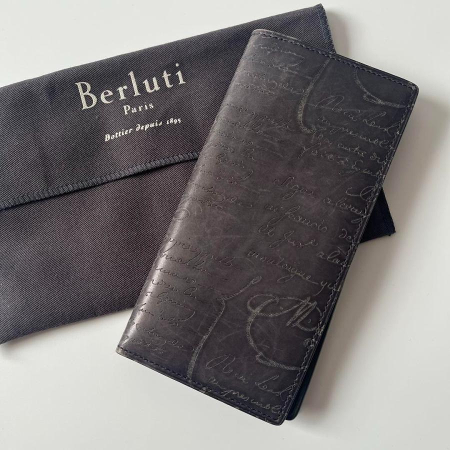 Berluti ベルルッティ サンタル スクリットレザー ジップロング