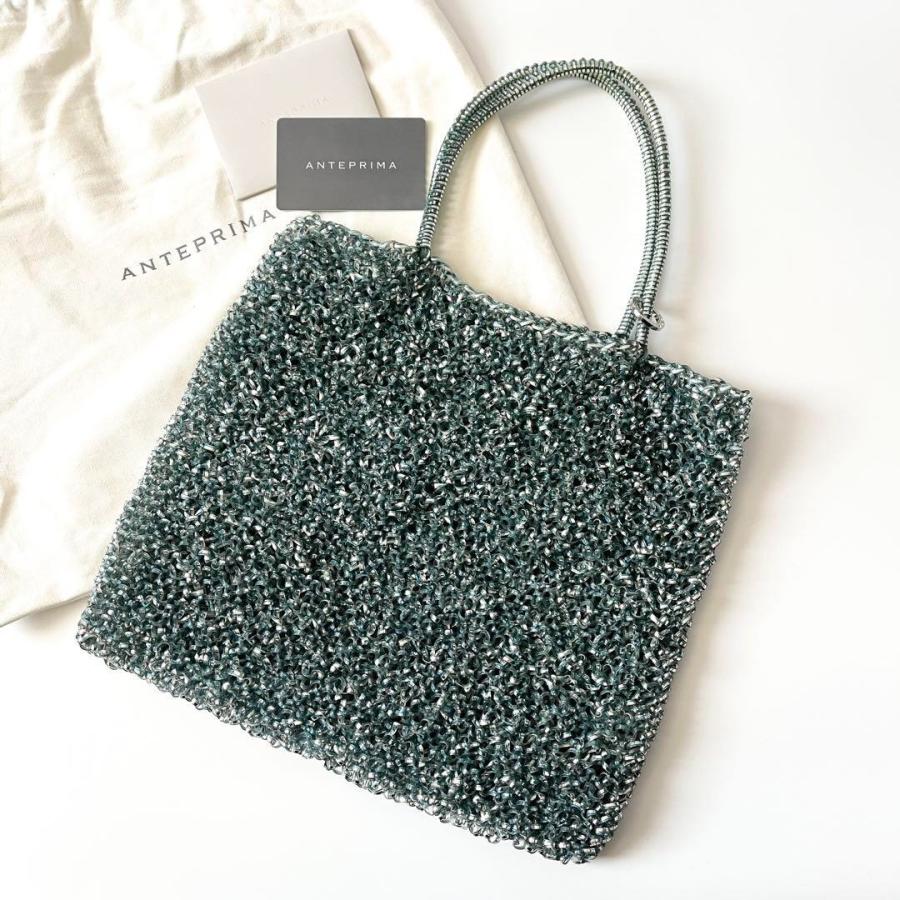 ANTEPRIMA（アンテプリマ） ワイヤーバッグ スクエア ライトブルー