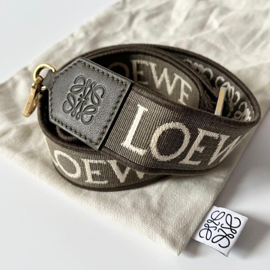 LOEWE（ロエベ） アナグラム ストラップ ジャガード キャンバス カーフ